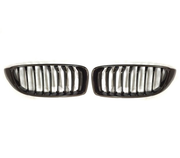 Carbon look grillen passend voor BMW 4 serie F32, F33 en F36