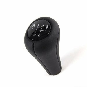 Pookknop 5 bak leder