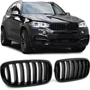 Glanzend zwarte grillen passend voor BMW X5 F15 en X6 F16
