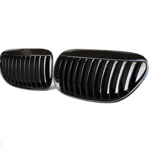 Glanzend zwarte grillen passend voor BMW 6 serie E63 en E64
