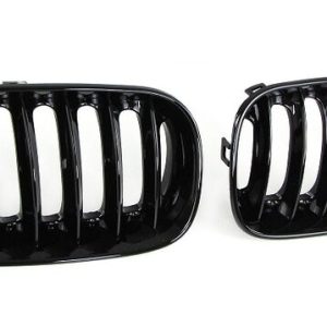 Glanzend zwarte grillen passend voor BMW X3 E83 model 2004 - 2006