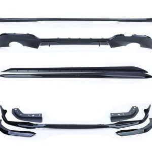 Performance look aanzet pakket glanzend zwart passend voor BMW 3 serie G20 met M pakket model 2019 - 2022