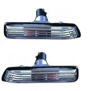 Helder chromen zijknipperlichten passend voor BMW 3 serie E36 model 1996 - 2000 en X5 E53