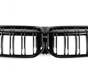 Dubbelspijls grillen glanzend zwart passend voor BMW 3 serie G20 LCI en G21 LCI model 2022 - heden