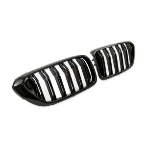 Grillen dubbelspijls glanzend zwart passend voor BMW 6 serie G32