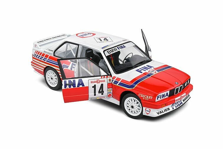 BMW M3 (E30) Duez Belgium Procar #14 '93 schaal 1:18 Solido - Image 2