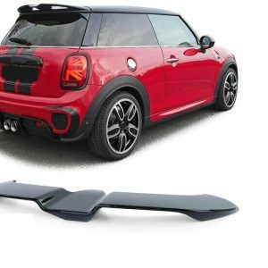 Dakspoiler glanzend zwart passend voor Mini One Cooper F56 3 deurs model 2014 - 2024