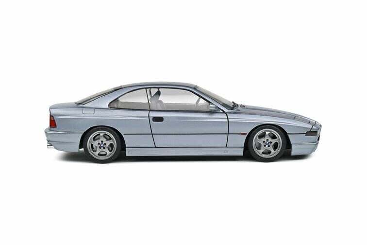 BMW 850 (E31) CSI '92, zilver schaal 1:18 solido - Image 4