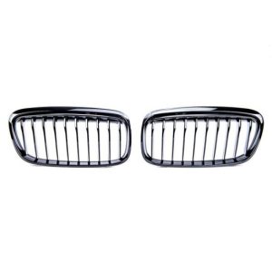 Glanzend zwarte grillen passend voor BMW 2 serie F45 model 2015 - 2018
