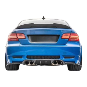 PSM look glanzend zwarte achterspoiler passend voor BMW 3 serie E92