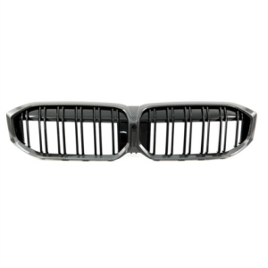 Grill dubbelspijls carbon look passend voor BMW 5 serie G30 LCI G31 LCI