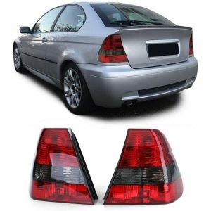 Achterlichten rood / smoke passend voor BMW 3 serie E46 compact