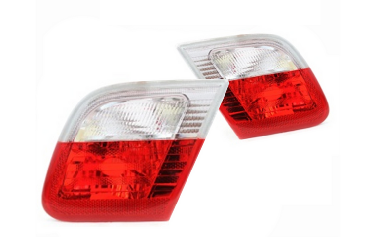 Achterlichten passend voor BMW 3 serie E46 coupe of cabrio binnenste gedeelte model 1999 - 2003