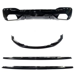 Performance look pakket glanzend zwart passend voor BMW 5 serie G30 en G31 model 2017 - 2020