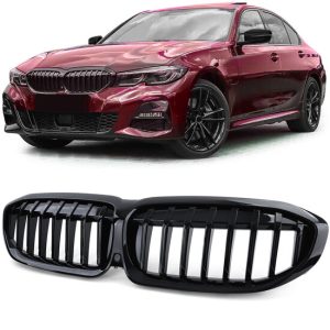 Grillen glanzend zwart passend voor BMW 3 serie G20 en G21 model 2019 - 2022
