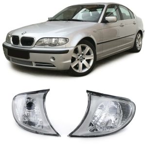 Witte knipperlicht titan rand BMW 3 serie E46 sedan of touring 2001 - 2005