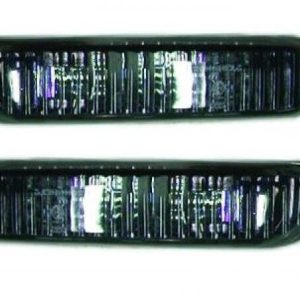 Helder zwarte zijknipperlichten passend voor BMW 3 serie E46 sedan, touring, compact, coupe en cabrio