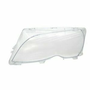 Koplampglas passend voor BMW 3 serie E46 coupe en cabrio model 1999 - 2003 en M3 E46 bestuurderskant
