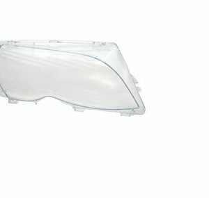 Koplampglas passend voor BMW 3 serie E46 coupe en cabrio model 1999 - 2003 en M3 E46 bijrijderskant