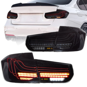 LED achterlichten smoke passend voor BMW 3 serie F30 en F80 model 2011 - 2019