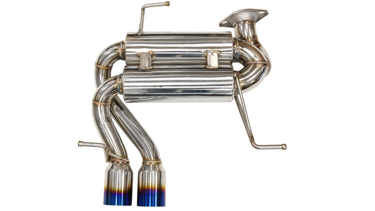 CatBack uitlaat passend voor BMW 3 serie E90 en E91 320i, 320d, 323i en 330d