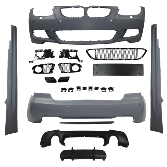Sport look pakket passend voor BMW 3 serie E92 en E93 335i diffuser model 2006 - 2010