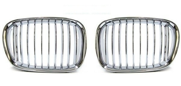 Chromen grillen passend voor BMW 5 serie E39 model 1995 - 2003