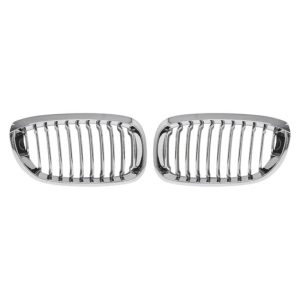 Chromen grillen passend voor BMW 3 serie E46 coupe en cabrio facelift model 2003 - 2006