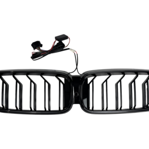 Glanzend zwarte verlichte grillen passend voor BMW 5 serie G30 en G31 model 2017 - 2020