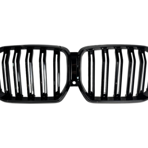 Glanzend zwarte grillen met verlichting passend voor BMW X6 G06 LCI model vanaf 2023