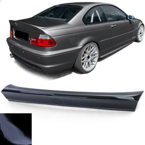 Glanzend zwarte ducktail passend voor BMW 3 serie E46 coupe model 1999 - 2006