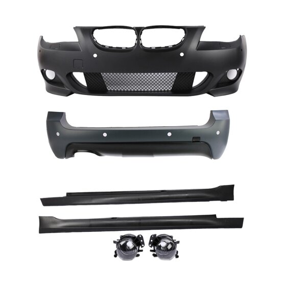 Sport look pakket passend voor BMW 5 serie E61 touring model 2004 - 2007 met parkeersensoren rondom