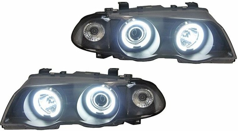 Angel Eyes CCFL koplampen BMW 3 serie E46 sedan en touring model 1998 - 2001