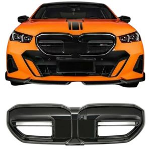 Glanzend zwarte grill met verlichting LED EVO passend voor BMW 5 serie G60 en G61