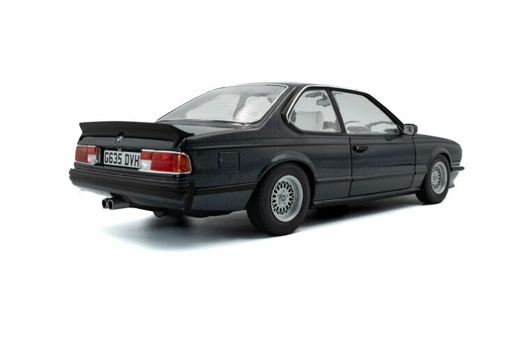 BMW 635 CSI E24 blauw schaalmodel 1:18 Solido - Image 4