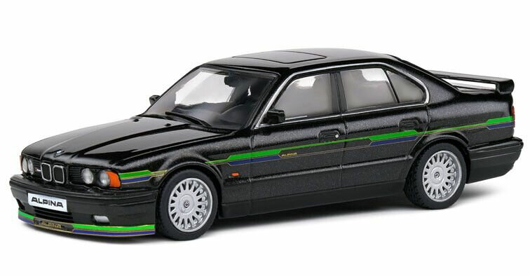 BMW 5 serie E34 Alpina B10 zwart schaal 1:43 Solido