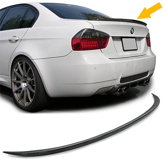 BMW 3 serie E90 sedan carbon sportlook kofferspoiler