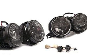 Donkere koplampen met kruis passend voor BMW 3 serie E30 type 2