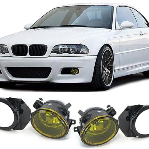 Mistlampen M pakket geel passend voor BMW 3 serie E46 M pakket en BMW 5 serie E39 M pakket