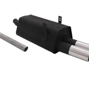 Novus sportdemper passend voor BMW 3 serie E36 320i en 323i ronde eindstukken