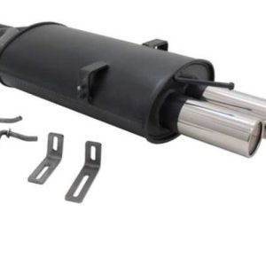 Novus uitlaat passend voor BMW 3 serie 320i, 320ci, 325i, 325ci, 330i, 330ci, 330d en 330xd ronde eindstukken