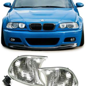 Witte knipperlichten passend voor BMW 3 serie E46 coupe en cabrio model 1999 - 2001