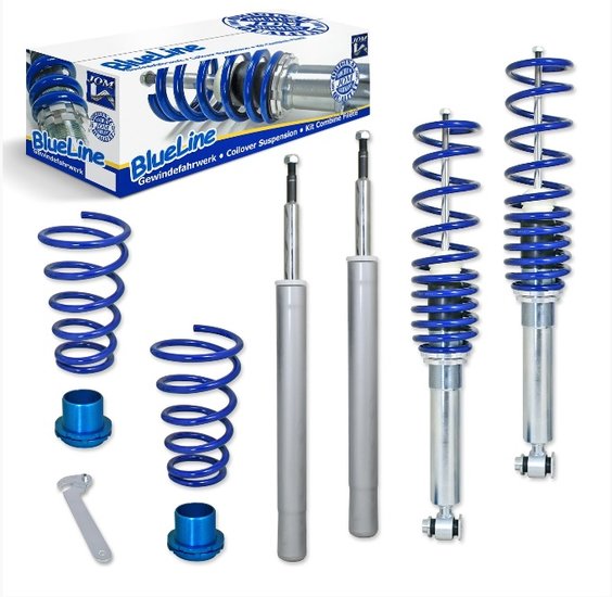 JOM Blue line schroefset passend voor BMW 5 serie E34 518i en 520i