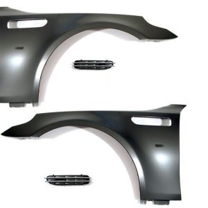 EVO look zijschermen passend voor BMW 5 serie E60 en E61 model 2003 - 2010