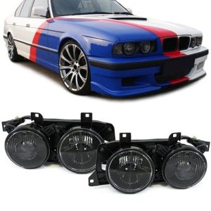 Smoke koplampen passend voor BMW 5 serie E34 en 7 serie E32