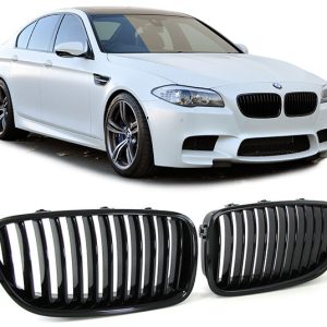 Hoogglans zwarte grillen passend voor BMW 5 serie F10 en F11