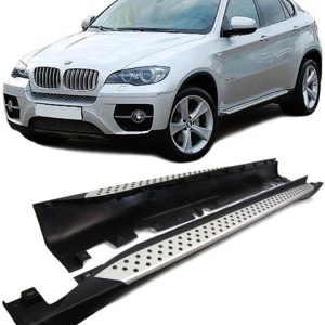 Treeplanken aluminium passend voor BMW X6 E71