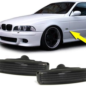 Smoke zijknipperlichten passend voor BMW 5 serie E39 model 1995 - 2003