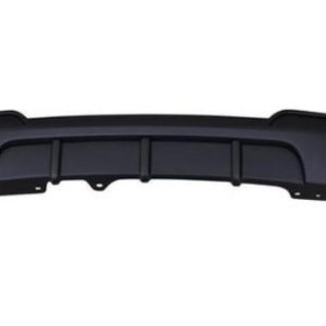 Performance look diffuser mat zwart passend voor BMW 5 serie F10 en F11 performance look diffusor uitlaat gat links