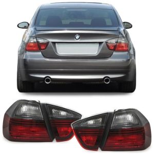 Blackline look achterlichten passend voor BMW 3 serie E90 sedan model 2005 - 2008